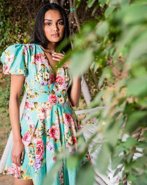 Buy Green Dresses for Women by MIA MAGELL Online | Ajio.com