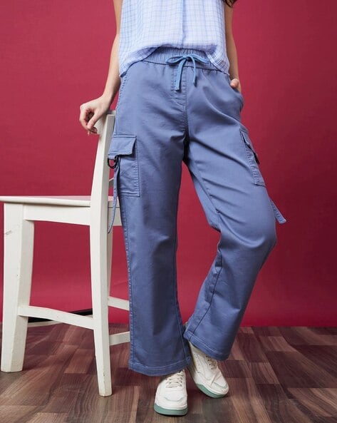 Buy Blue Trousers & Pants for Women by GLOBUS Online