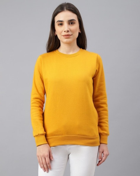 Womens store mustard sweatshirt