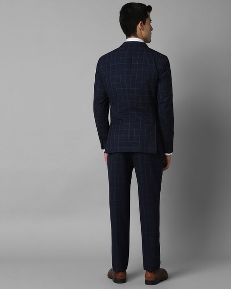 Luke Grey Check Suit Trouser | Oxendales