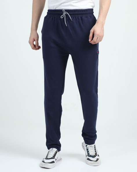 Buy Navy Track Pants for Men by Better Think Online | Ajio.com