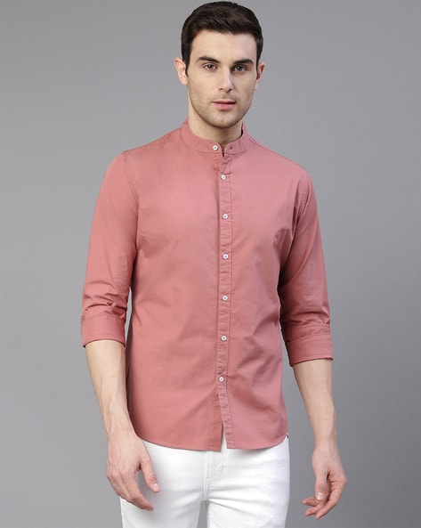 Buy Dusty Pink Shirts for Men by DENNISLINGO PREMIUM ATTIRE Online
