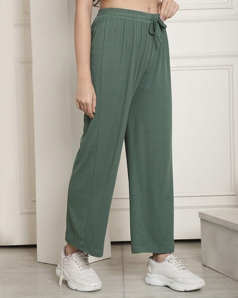 Buy Green Trousers & Pants for Women by NEUDIS Online | Ajio.com