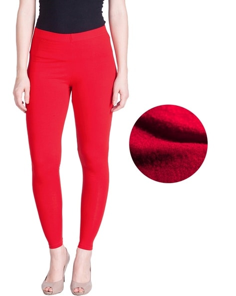 LUX LYRA Legging - Churidar Salwar Indian Yoga Pants for Women -  Stretchable Lycra Material- Fits Most Adults (Red) at Amazon Women's  Clothing store