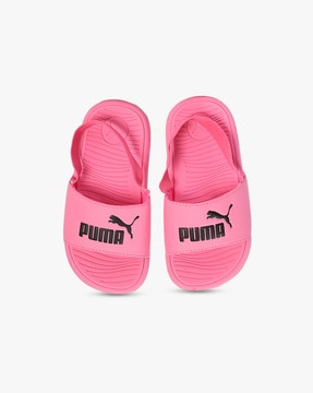 Puma discount pink sliders