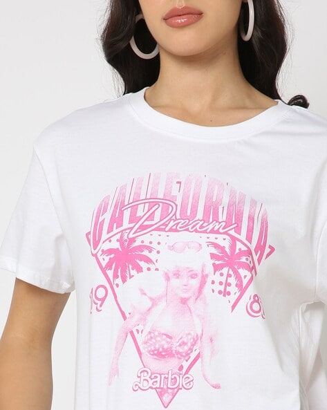 Barbie print t shirt sale