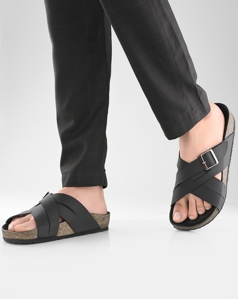 Men's criss store cross sandals