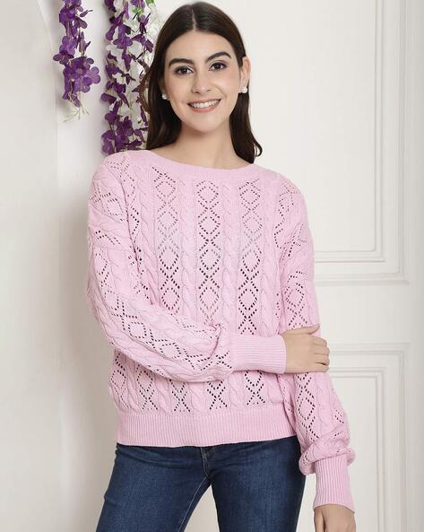 Light pink pullover on sale sweater