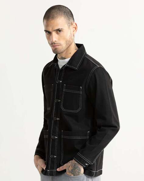 Y/Project – Paris' Best Patch Denim Shirt Black | Highsnobiety Shop