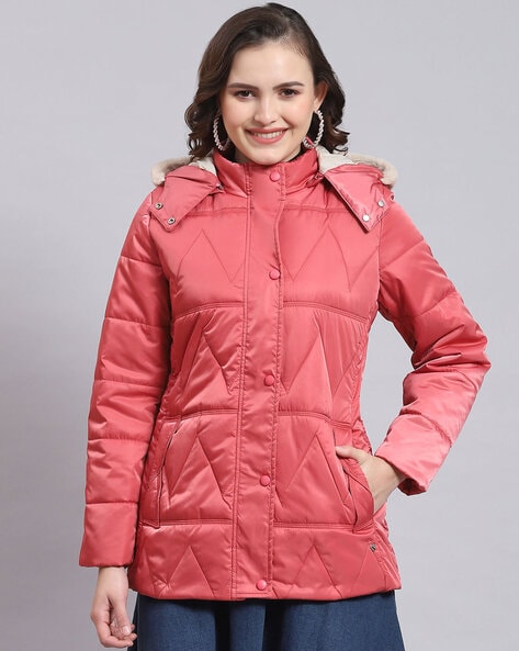 Hide Puffer Coat Super Pink – blueandcream