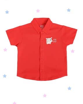 Printed Regular Fit Cotton Shirt-image-13