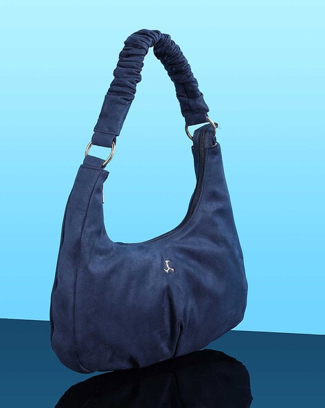 Hobo Handle Handbag 87S/Midnight Blue - Sealed with a Kiss
