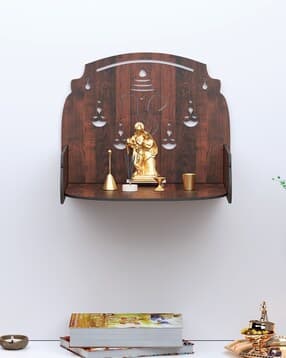random Wooden Wall Mounted Pooja Stand-picture-38