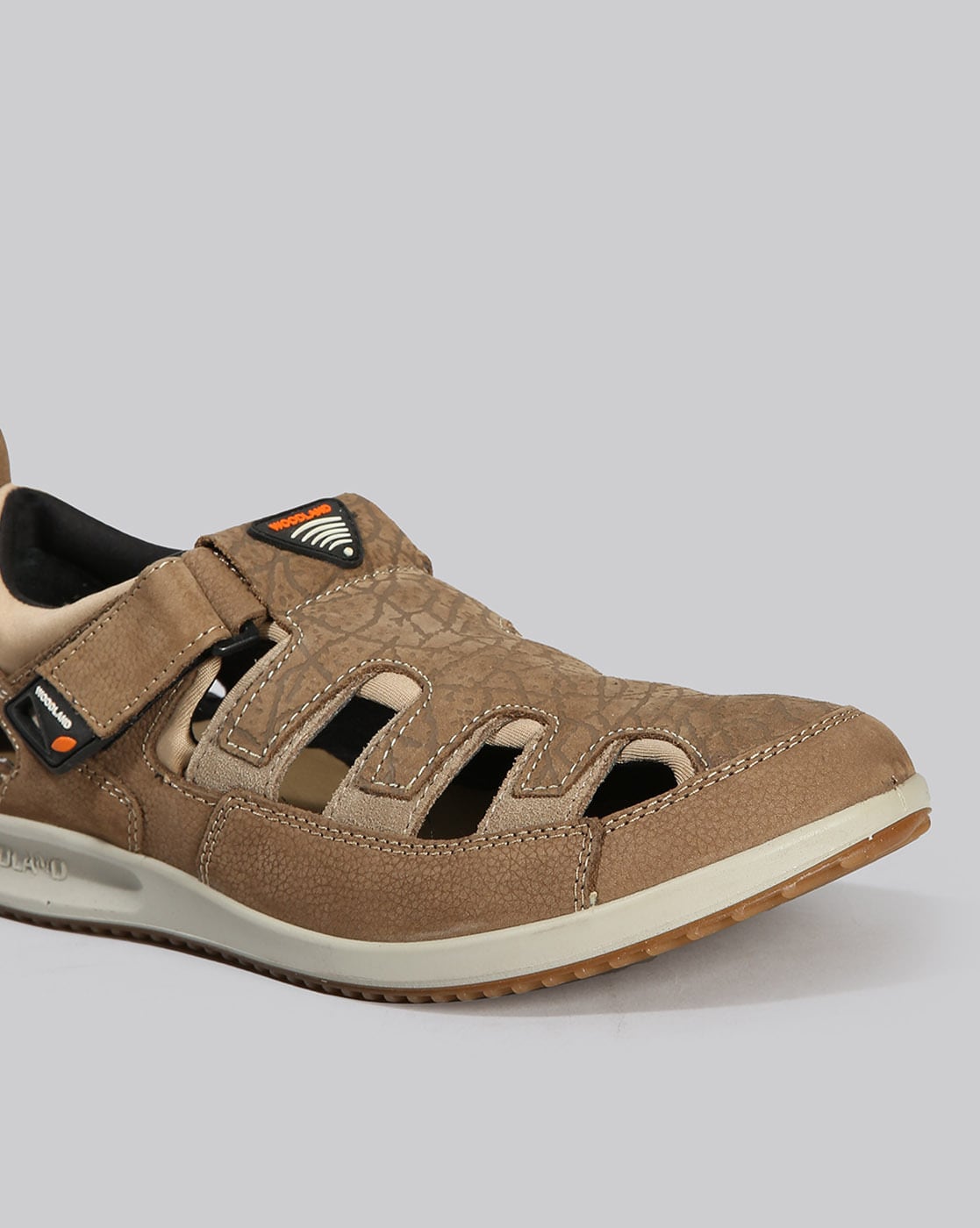 Buy Khaki Brown Sandals for Men by WOODLAND Online | Ajio.com