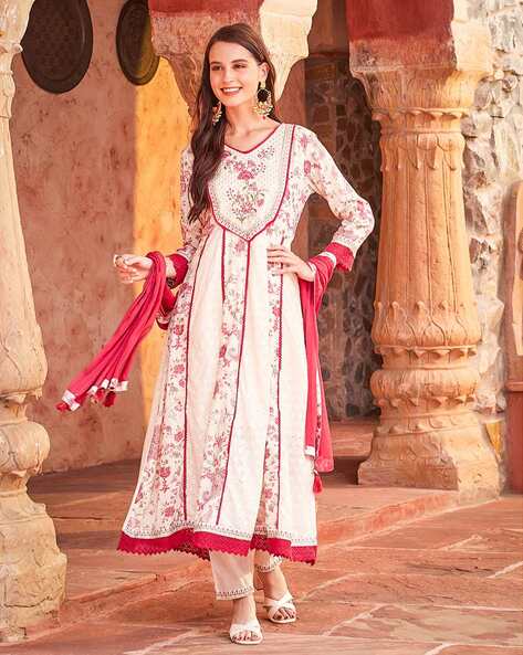 Off white outlet anarkali kurta