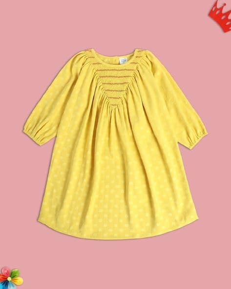 Buy Yellow Dresses Frocks for Girls by MINI KLUB Online