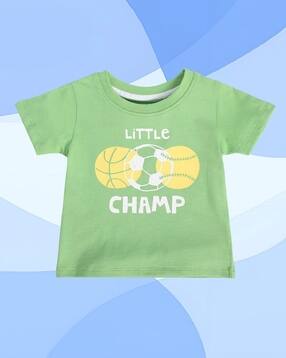 mini klub Boys Graphic Print Round-Neck T-Shirt-picture-35