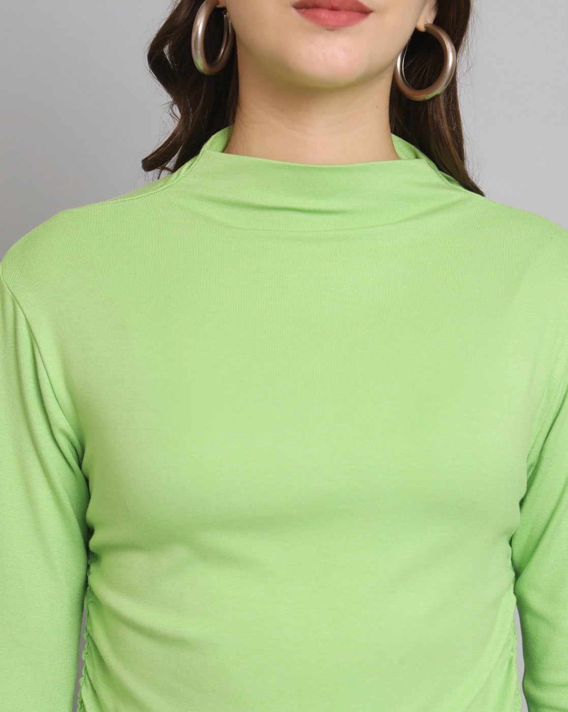 Lime green sale high neck top