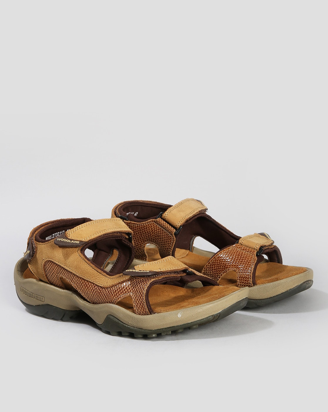 Woodland Camel floater sandals