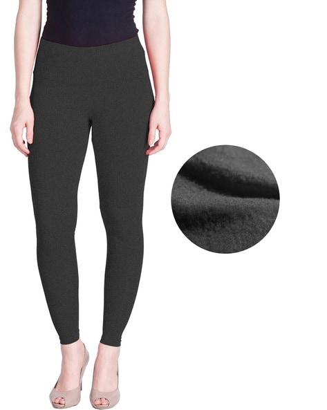 Buy Grey Melange Leggings for Women by LYRA Online