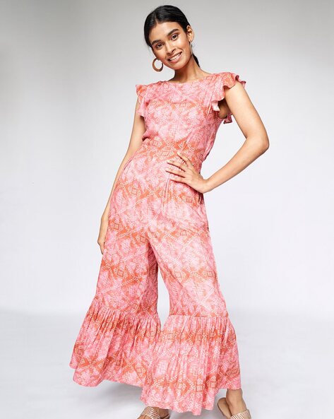 Global desi pink sales jumpsuit