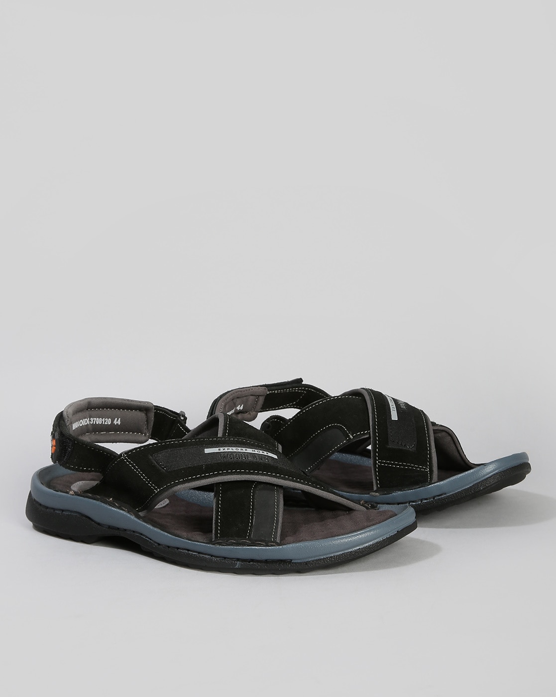 Buy WOODLAND Camel Mens Synthetic Suede Velcro Closure Sandals | Shoppers  Stop