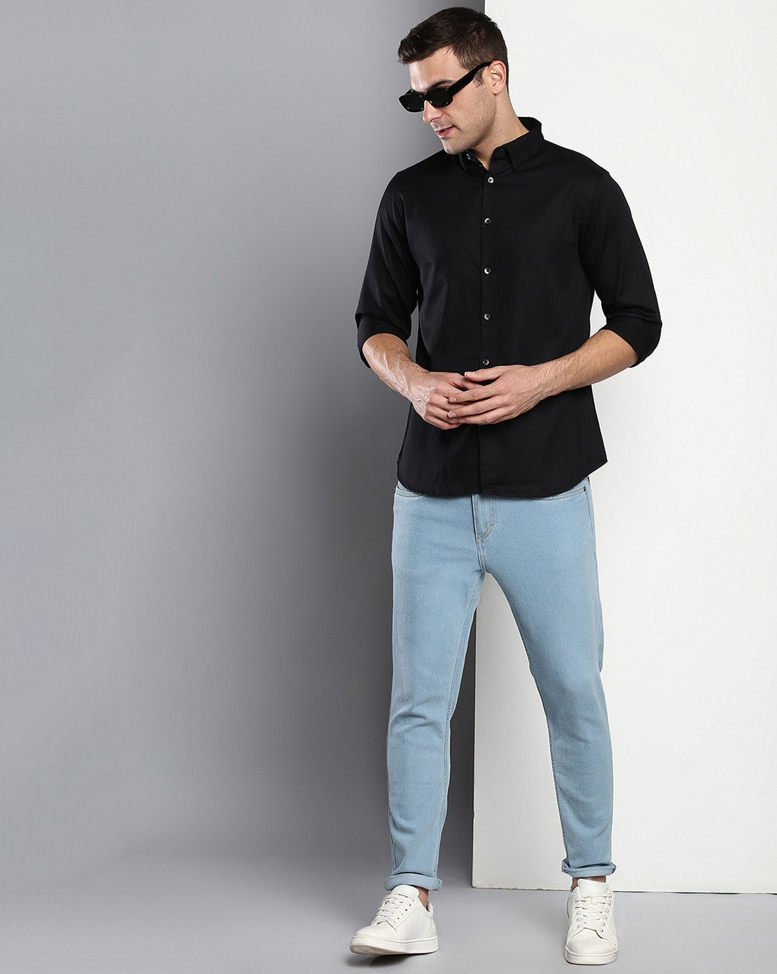 30 Best Blue Jeans Matching Shirts | Blue Jeans Combination Shirt Ideas -  TiptopGents | Mens designer shirts, Blue colour shirt, Grey colour shirt