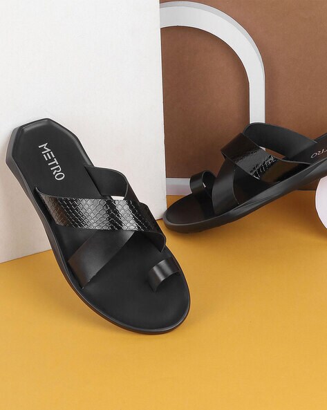 Buy Women Black Casual Sandals Online | SKU: 35-80-11-36-Metro Shoes