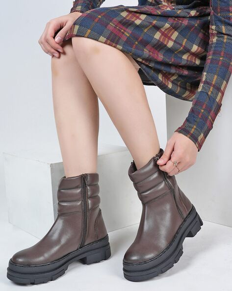 Steppings Women Ankle-Length Block Heeled Boots