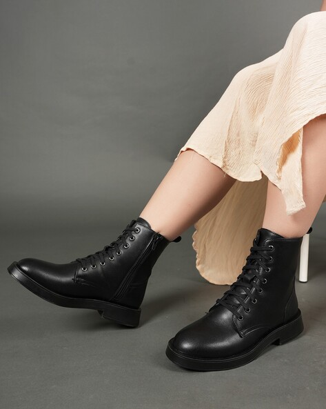 Buy Black Boots for Women by Steppings Online