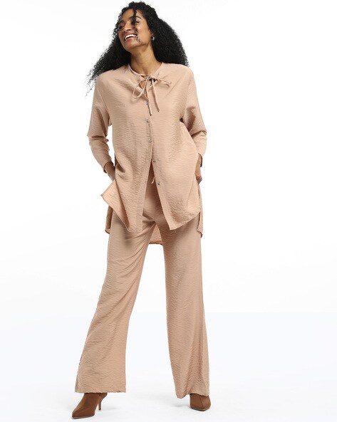 Tailored Linen Trouser in Oat | Sustainable Fashion for Petite Women –  Petite Femme