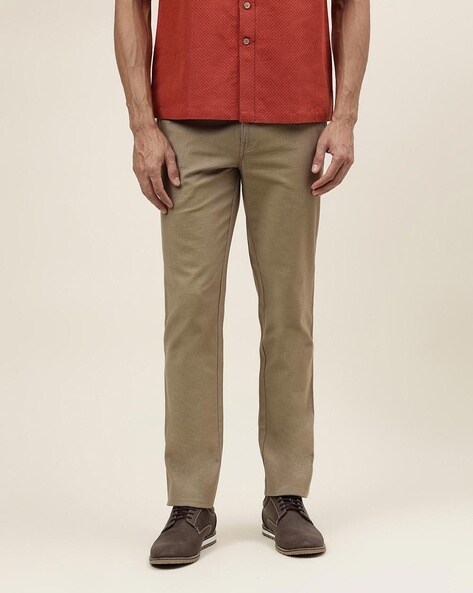 Buy Indigo Trousers & Pants for Men by Fabindia Online | Ajio.com