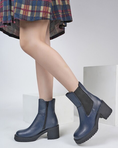 Women Heeled Chelsea Boots