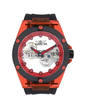 Invicta red and hot sale black watch