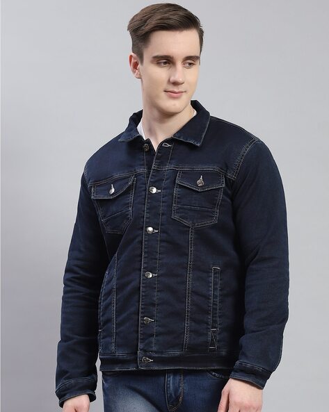 Buy Navy Blue Jackets Coats for Men by Monte Carlo Online Ajio