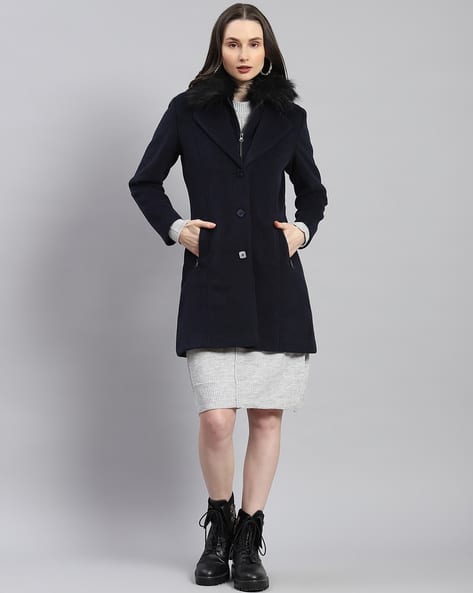 Buy Navy Blue Jackets Coats for Women by MONTE CARLO Online