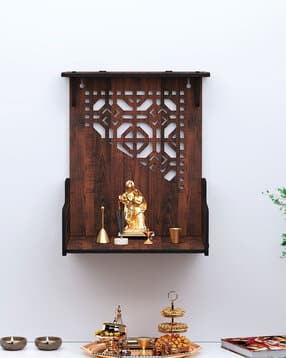 random Wooden Wall Mounted Pooja Stand-picture-37