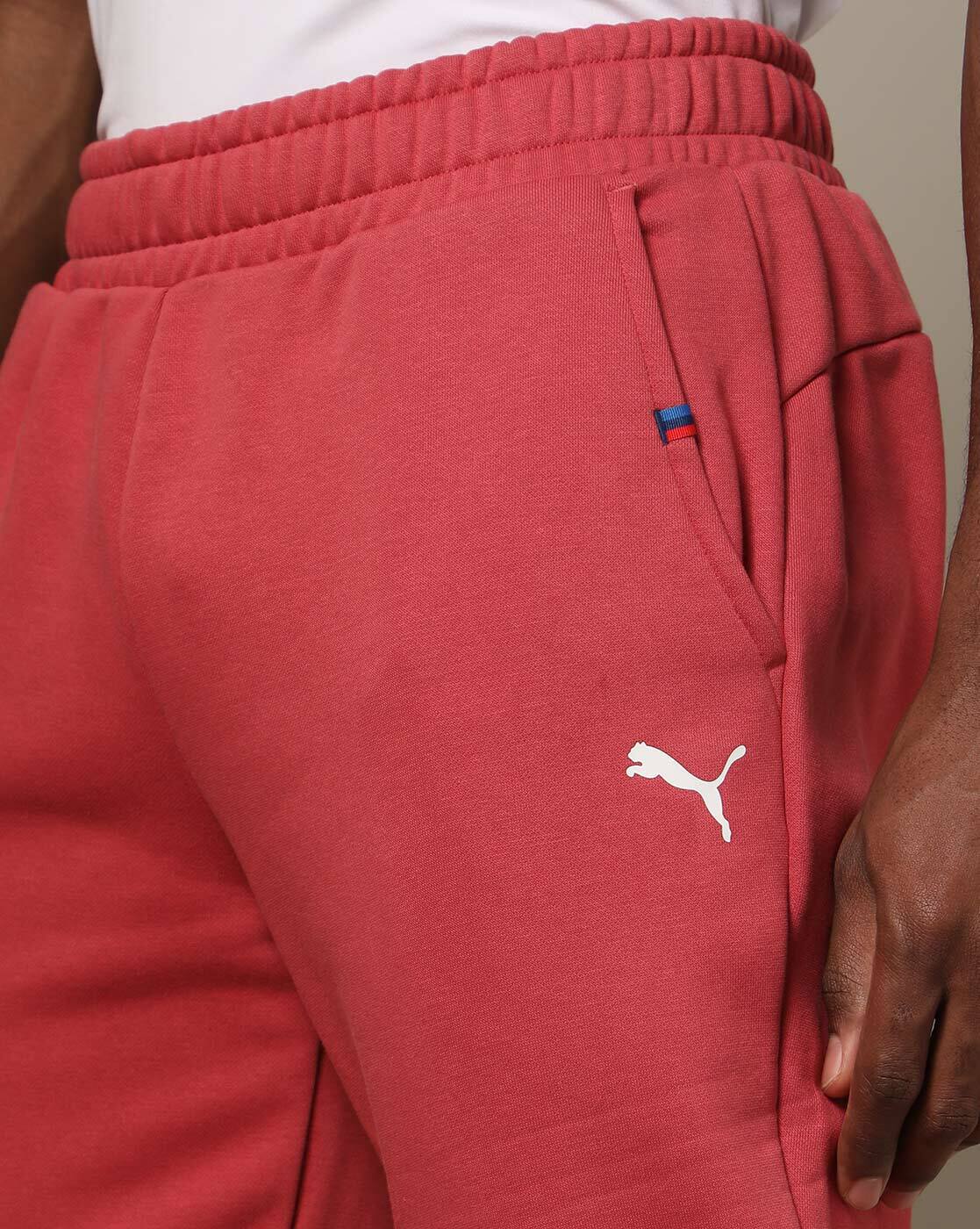 Puma best sale red joggers