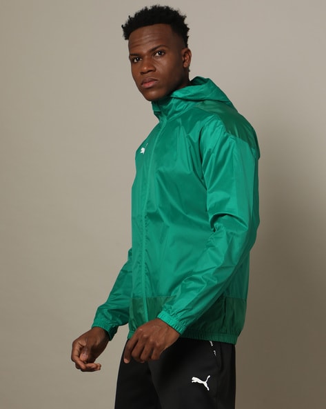 Nike rain cheap jacket green