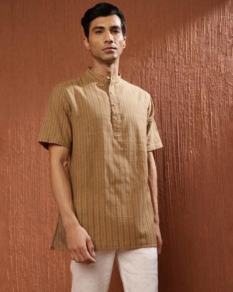 Fabindia Men Printed Regular Fit Kurta