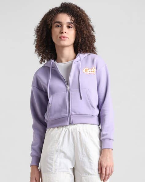 Women Regular Fit Zip-Front Hoodie
