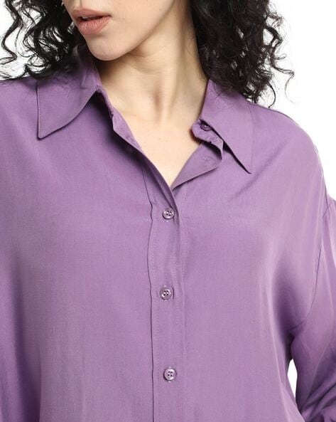 Buy Purple Shirts for Women by SAM Online