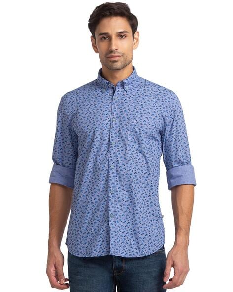 Parx Men Printed Slim Fit Shirt