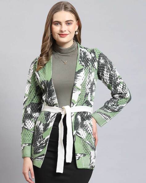 Womens on sale printed cardigans