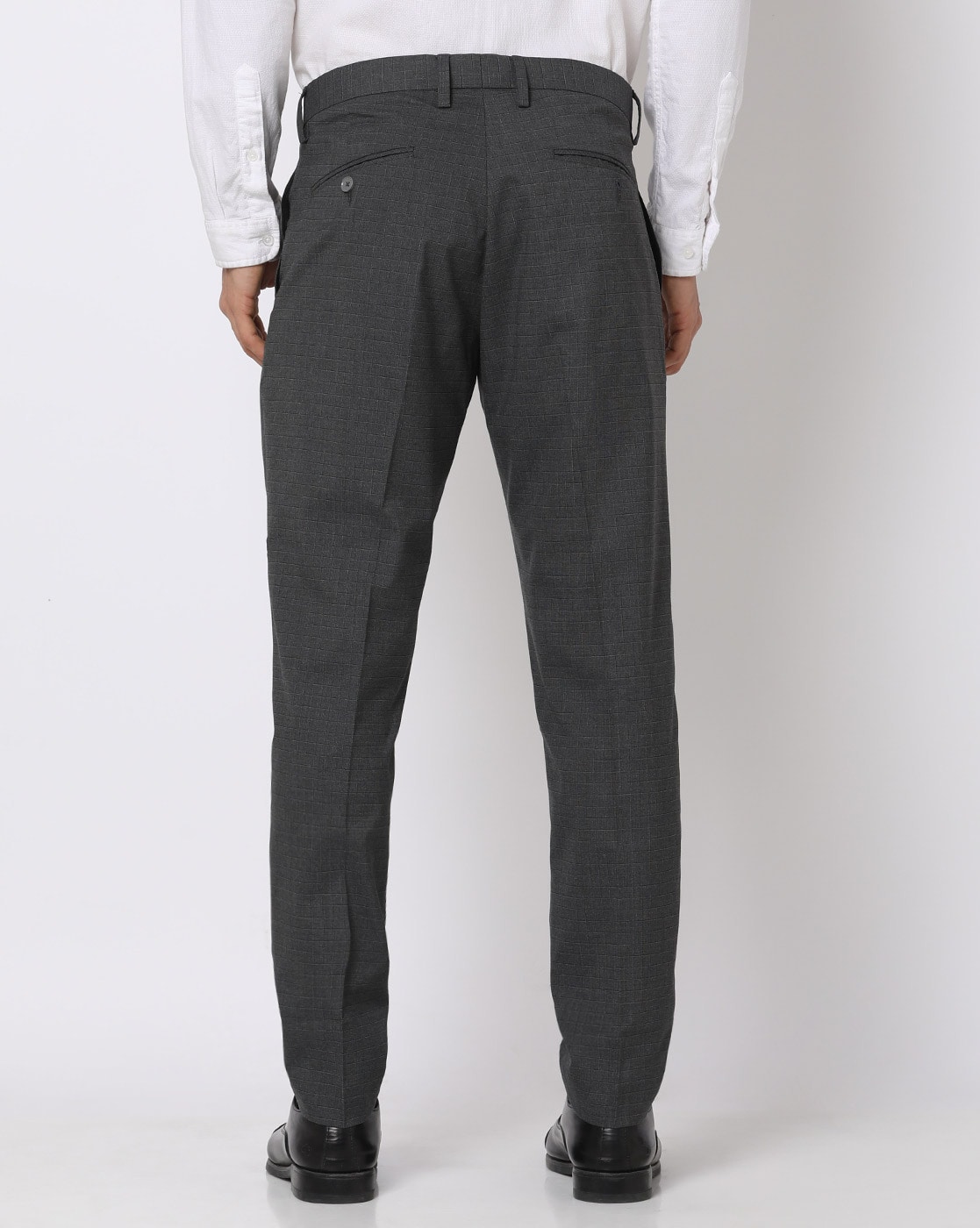 Buy Grey Mid Rise Pants for Men