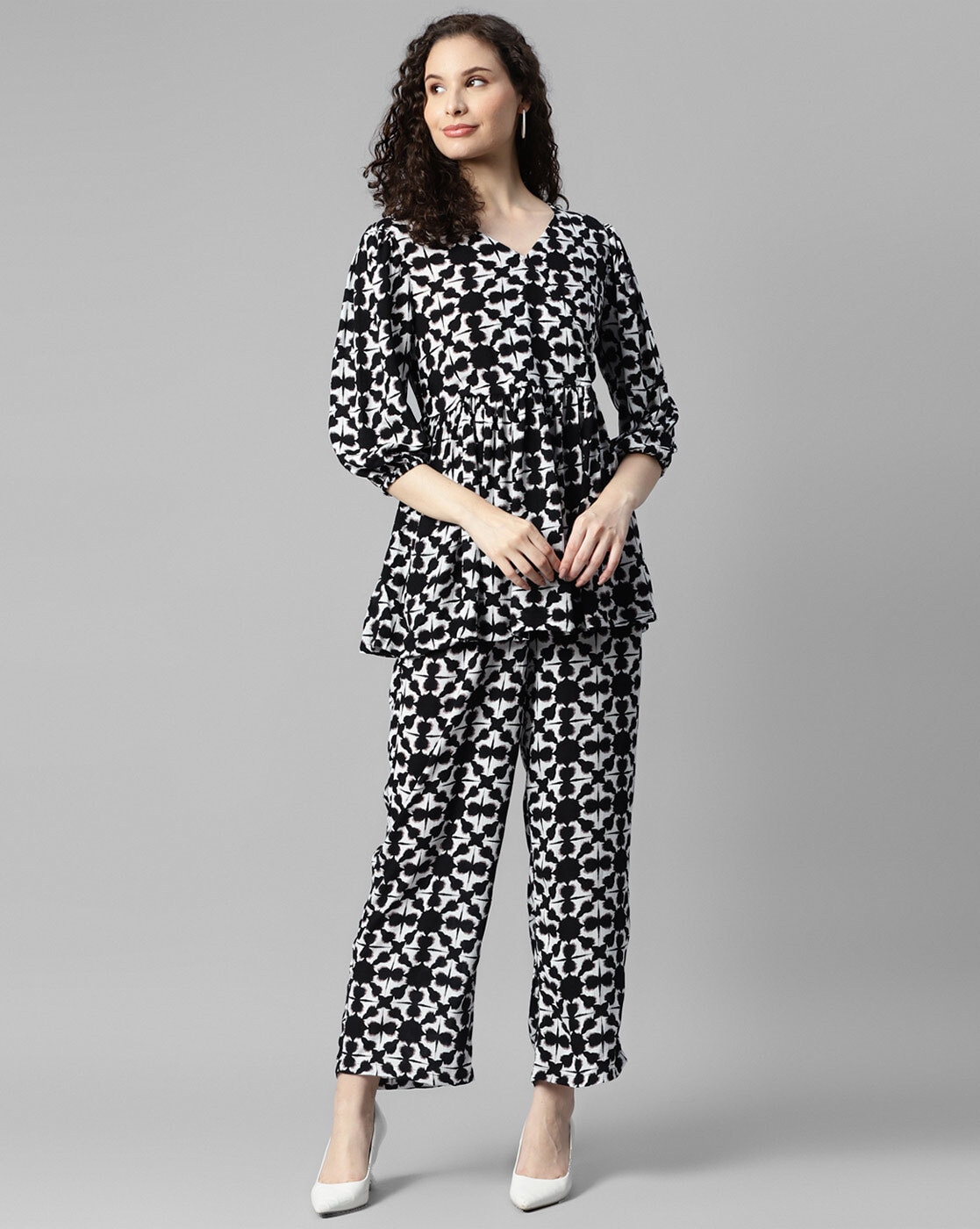 YOONOY Coat with Trousers Set Floral Print Women Suit - Buy YOONOY Coat  with Trousers Set Floral Print Women Suit Online at Best Prices in India |  Flipkart.com