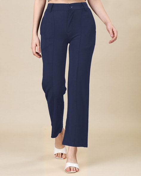 Women's Straight High-waisted Wide-leg Trousers Loose and VersatileMopping  Casual Trendy