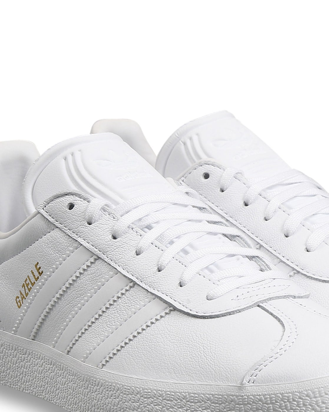 All white clearance adidas gazelle trainers