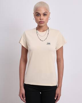 Buy Beige Tshirts for Women by Lee Online | Ajio.com