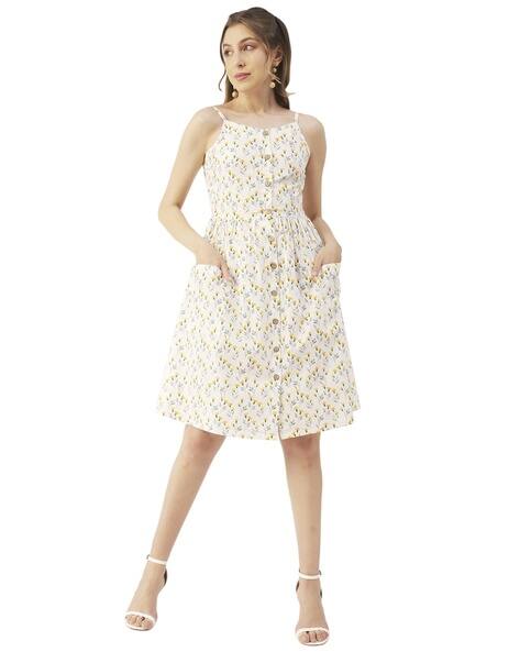 Floral Print Skater Dress